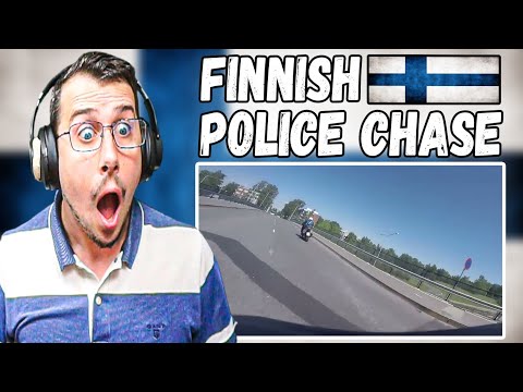 Italian Reacts To Wild Finnish Police Motorcycle Chase