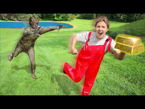 POND MONSTER BATTLE ROYALE for LOST GOLDEN TREASURE!!