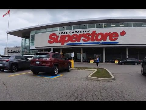 POV Supermarket Shopping - Real Canadian Superstore in Scarborough, Ontario, Canada - August 2022