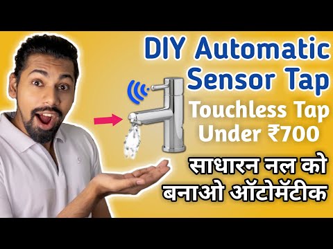 DIY Touch less Sensor Tap Under ₹700 | How to Install Hands Free Sensor Tap | Automatic Water Tap