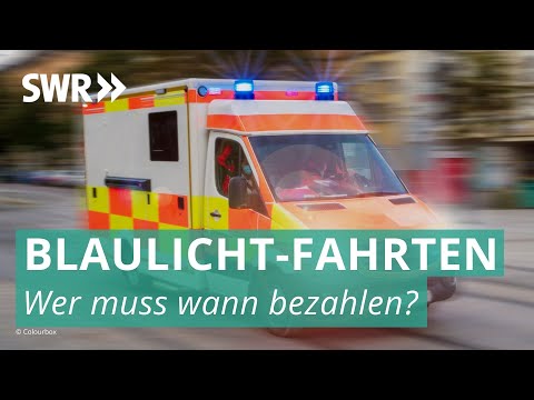 Teurer Einsatz – wer bezahlt, wenn Polizei, Rettungswagen & Co. anrücken? | Marktcheck SWR