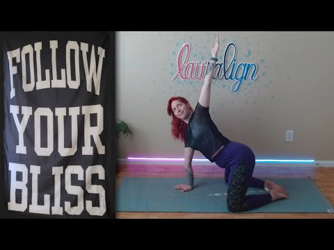 follow your bliss - root chakra // ASMR heartbeat yoga, breathing sounds, no talking, restorative