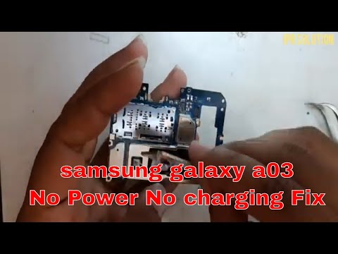 How To Fix Samsung Galaxy A03 SM-A035F No Charging & No Power Problem/SAM-A03 POWER PROBLEM