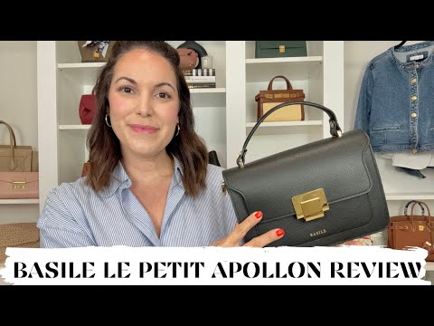 NEW TO ME PARISIAN HANDBAG BRAND - BASILE 👜 In Depth review of the Petit Apollon & what fits inside