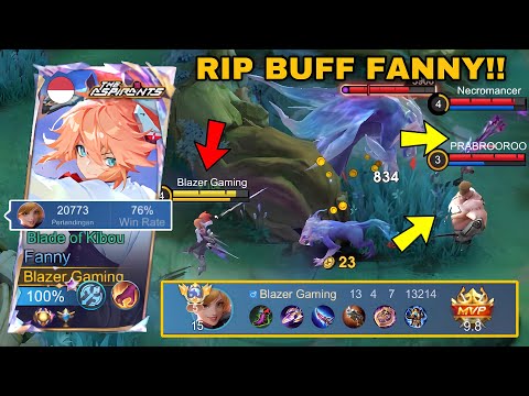 FANNY 20K MATCH SOLO RANKED!! TOLONG JANGAN AMBIL BUFF SAYA 😭 (HARD GAME)