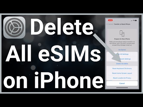 How To Delete All eSIMs On iPhone