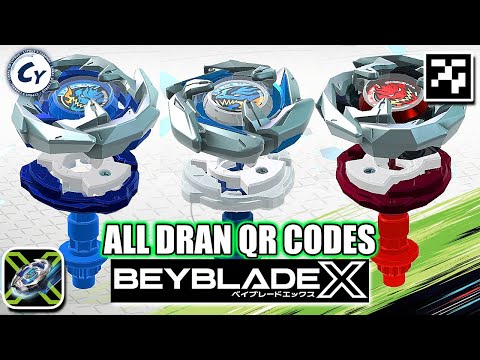 ALL DRAN QR CODES: Sword Dran Dagger Dran QR Codes + Gameplay BEYBLADE X APP HASBRO