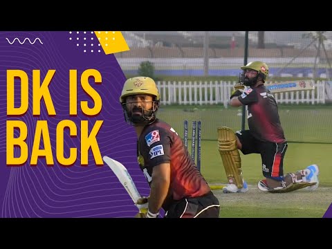 Dinesh Karthik | First Practice Session | KKR 2021