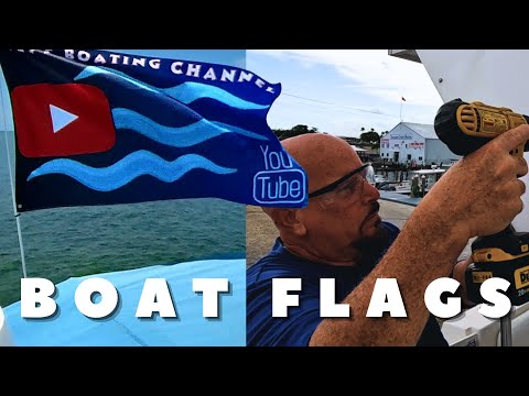 New BOAT FLAG HOLDERS Installation