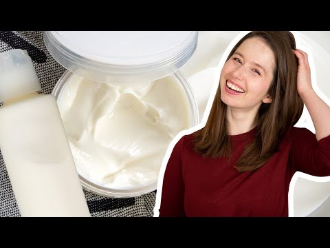 How to Make Creamy Hair Conditioner: 2 WAYS | Light & Rich Conditioner DIY with BTMS-25