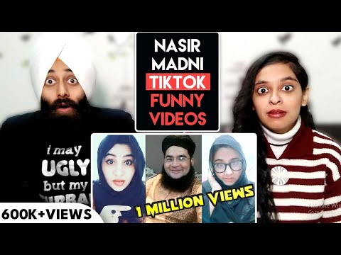 Indian Reaction on Nasir Madni Tik tok funny videos | New Bayan ft. Prtv