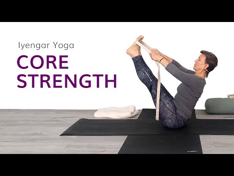 Iyengar Yoga--Core Strength--Abdominal Toning and Lower Back Strengthening