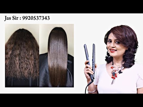 How to do Rebonding Straightening (100% Amazing  Result) By Sam ( Ghar Per Balo ko Sidha Kaise Kare