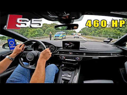 JUST LOOK AWAY... AUDI S5 is ILLEGAL but FAST on AUTOBAHN!