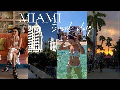 MIAMI TRAVEL VLOG | exploring south beach, wynwood, eating good food & bar hopping! | 마이애미 여행