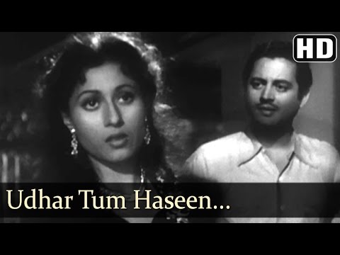 Udhar Tum Haseen | Mr & Mrs. 55 Songs | Guru Dutt | Madhubala | Geeta Dutt | Filmigaane