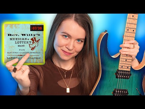 Trying the Lightest Guitar Strings (they feel incredible!)