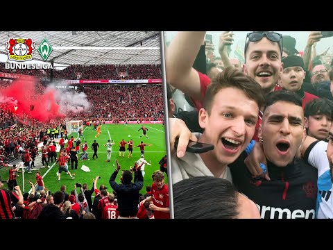 THE MOMENT BAYER LEVERKUSEN WIN the BUNDESLIGA 🏆