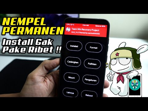 Nempel Permanen !! Tutorial Instal TWRP & ROOT MIUI 12.5 Redmi Note 8 Pro Android 11