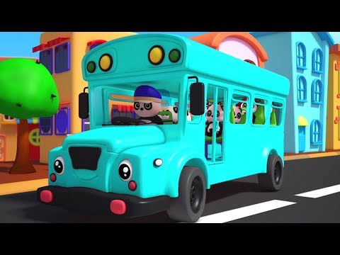 колеса в автобусе | русские песни для детей | Wheels On The Bus | USP Cartoons Russia