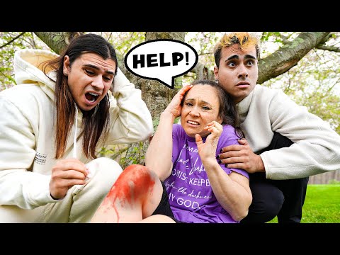 OUR MOM FELL OFF A TREE!