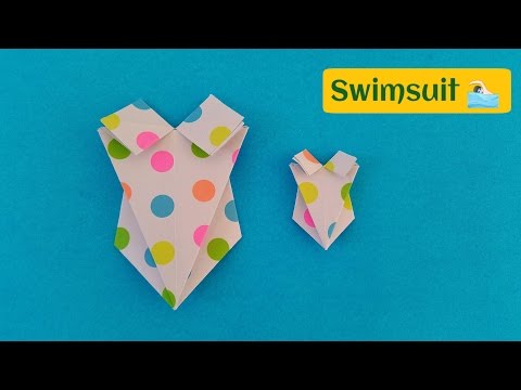 Swimsuit 🏊 - DIY Costume Origami Tutorial by Paper Folds ❤️