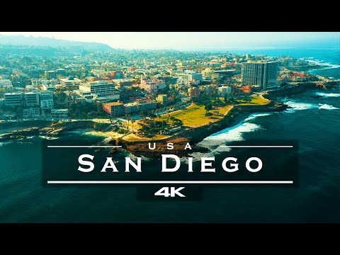 San Diego, USA 🇺🇸 - by drone [4K]