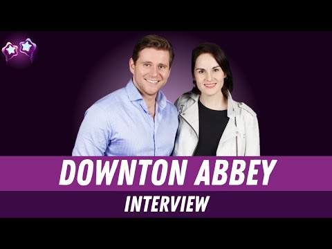 Downton Abbey Cast Interview | Michelle Dockery & Allen Leech