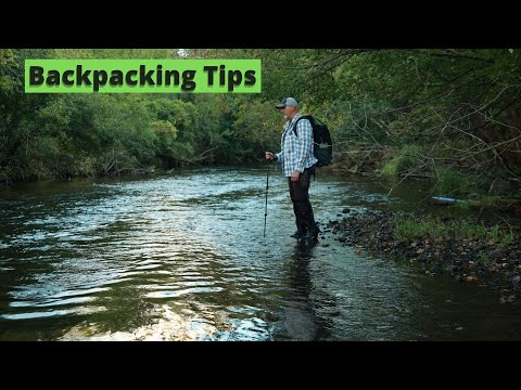 Backpacking Tips / Crossing a stream safely