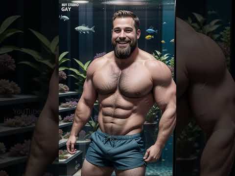 Burly Quatari men at the aquarium | Lookbook 140