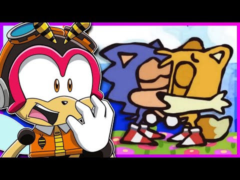 SONIC KISSES TAILS?! - Charmy reacts to The Ultimate "Sonic The Hedgehog" Recap Cartoon