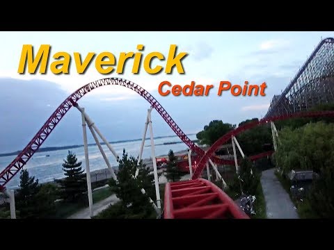 Maverick Roller Coaster On Ride Front Row HD POV Cedar Point 2018