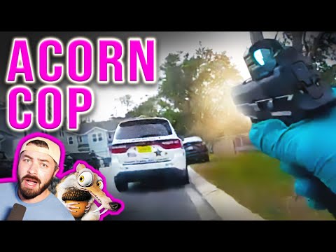 Acorn Scares Cop Into MAG DUMPING Handcuffed Suspect!