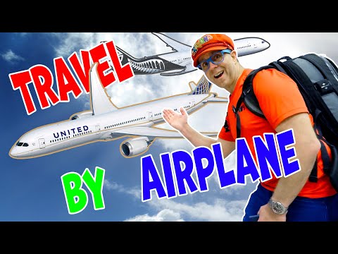 Travel by Airplane with Matty Crayon | Airplanes for kids | Planes for kids