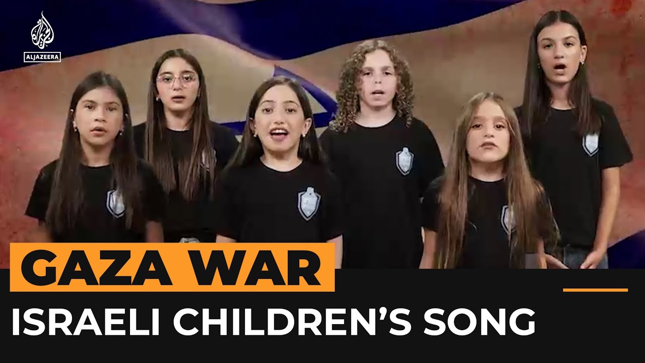 ویدئوی تلویزیون دولتی اسرائیل کودکان را در حال آواز خواندن درباره غزه نشان می دهد | خبرفید الجزیره