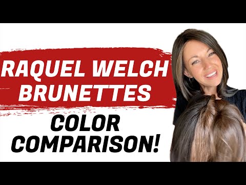 4 Popular Raquel Welch Brunettes - Color Comparison!  | Chiquel Wigs