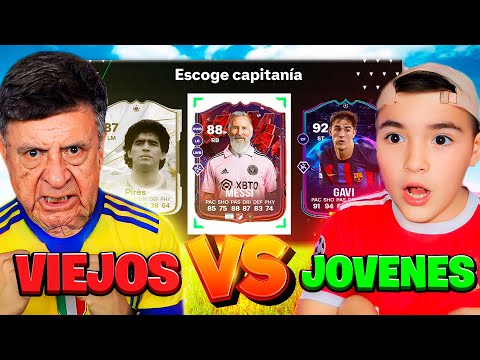 RAMIRIN vs EDSON FDB en FUT DRAFT *LEYENDAS vs JOVENES* 😱 ¡DUELO DEFINITIVO!