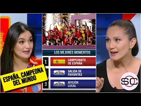 ESPAÑA coronó primer título en MUNDIAL FEMENINO. Estados Unidos y Brasil, decepción | SportsCenter