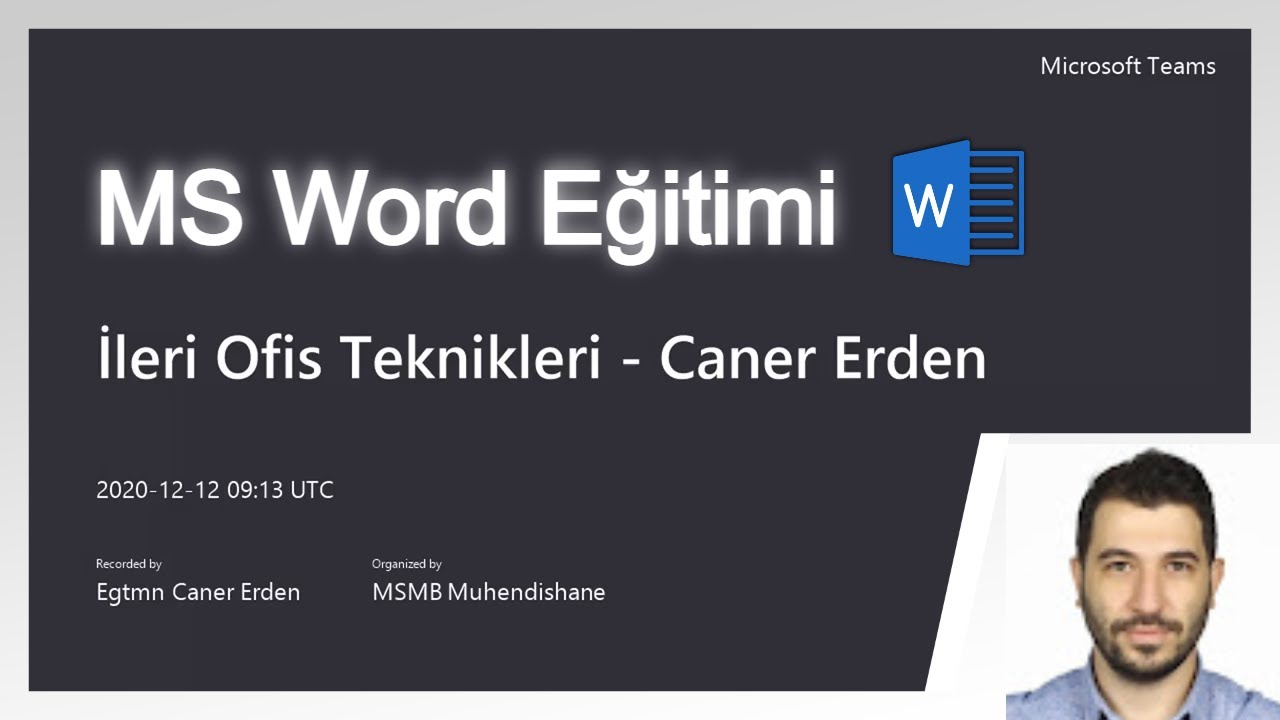 Word Eğitimi - İleri Word Teknikleri (Microsoft Word 2021 )