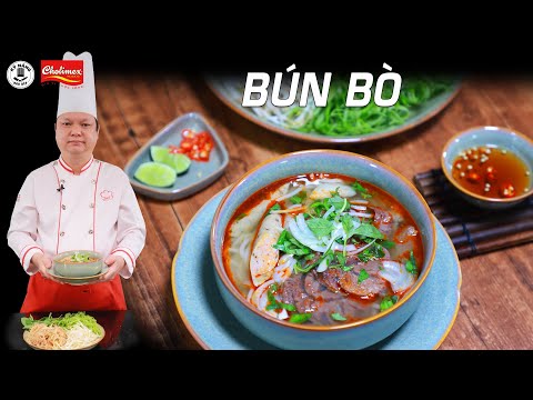 Cách nấu Bún Bò Huế thơm ngon - Cách nấu nhanh và  cực kỳ đơn giản tại nhà