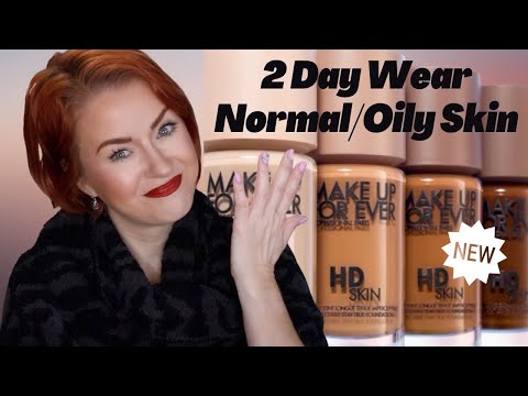 NEW MAKEUP FOREVER HD SKIN FOUNDATION REVIEW + 2 DAY WEAR | Steff's Beauty Stash