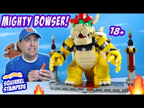 LEGO Super Mario The Mighty Bowser HUGE 18+ Build Review