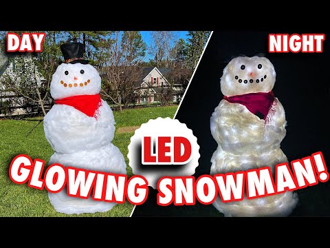 Giant GLOWING Snowman! - DIY TUTORIAL