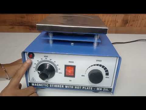 How to use//magnetic stirrer //with hot plate