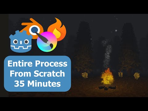 Godot 4 - Forest Night Environment From Scratch