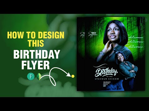 How to design a birthday flyer on Pixellab and Snapseed| Pixellab Tutorial | Snapseed editing