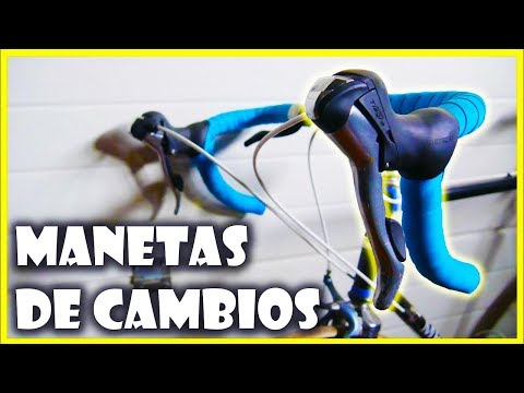 🚲 COMO MONTAR MANETAS de FRENO con CAMBIOS en una BICICLETA de CARRETERA | MODIFICACIONES MECÁNICAS