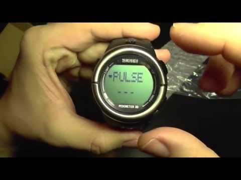 SKMEI 1058 Waterproof Pedometer/Heart Rate Wrist Watch