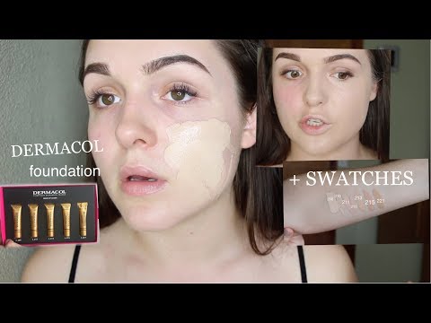 DERMACOL Swatches + Review | High-coverage, mind blowing foundation