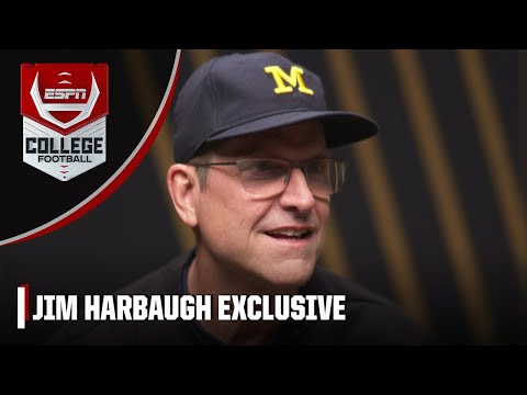 Exclusive Jim Harbaugh interview after Michigan's title win w/ Rece Davis 🏆 | ESPN College Football